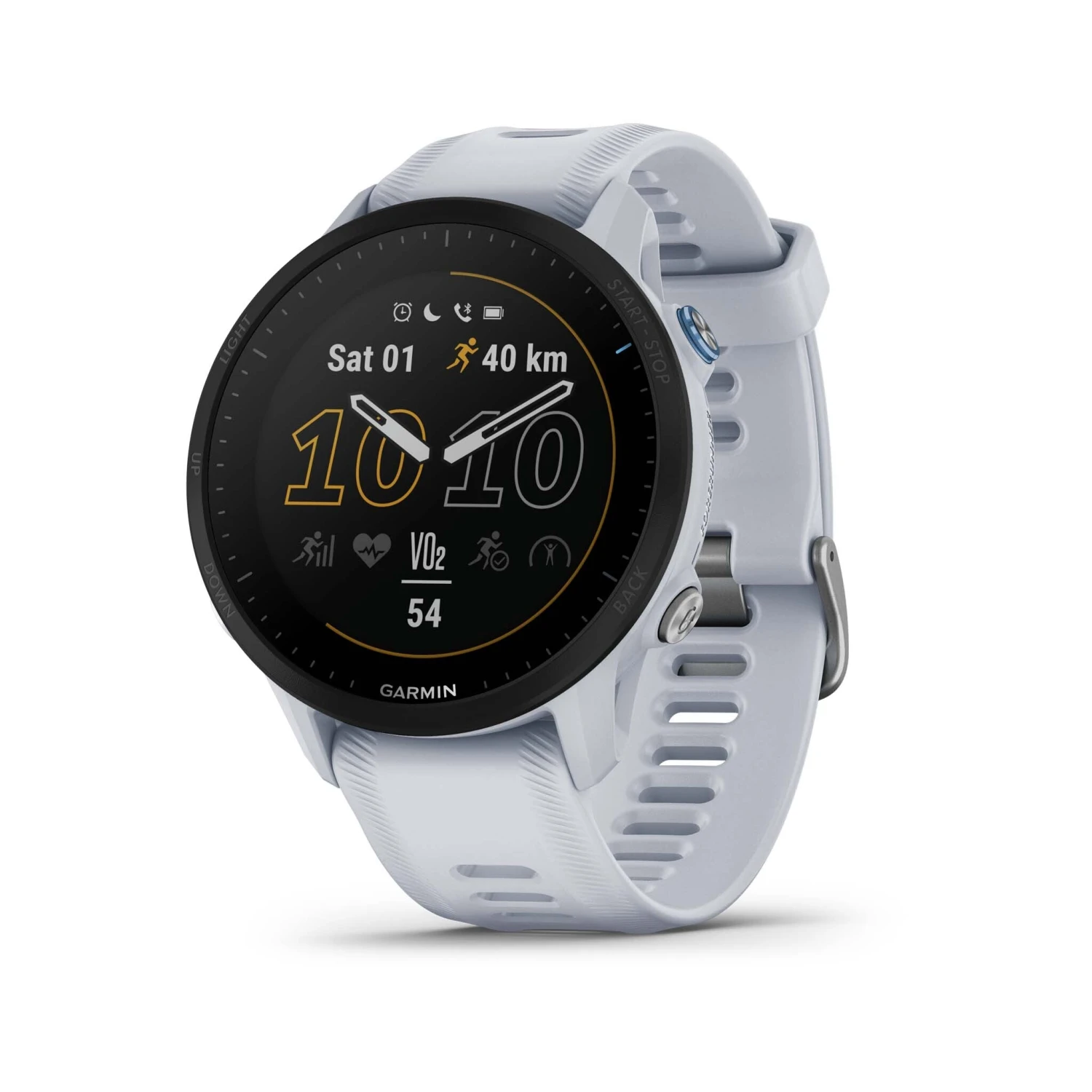 Garmin | Forerunner 955 Smartwatch - Whitestone 3 Garmin | Forerunner 955 Smartwatch - Whitestone