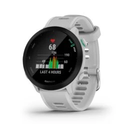 Garmin | Forerunner 55 Running Watch - Whitestone -Cheap Sports Store 0100256201 garmin forerunner55 stats