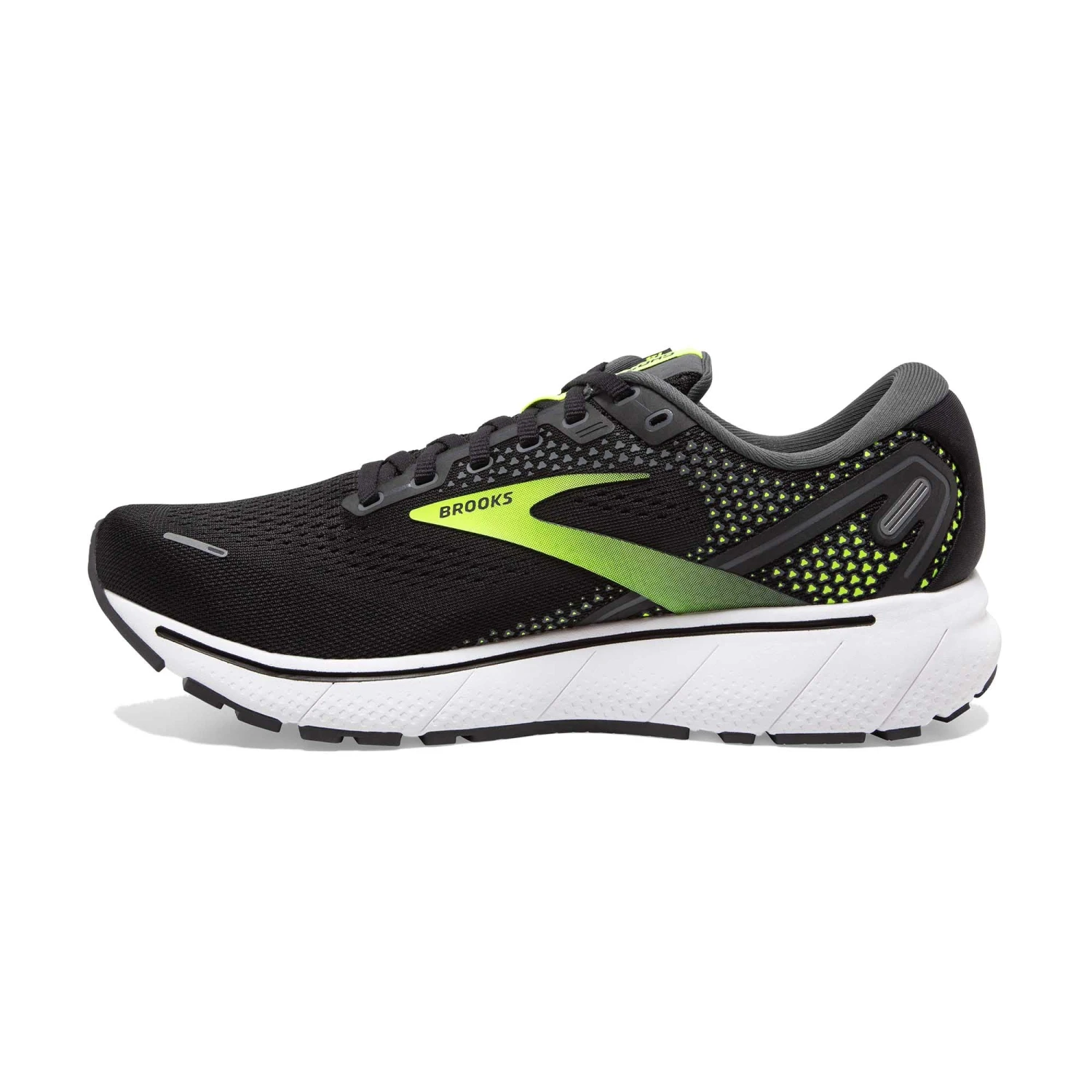 Brooks | Men's Ghost 14 2E Running Shoes - Black 5 Brooks | Men's Ghost 14 2E Running Shoes - Black - Image 3