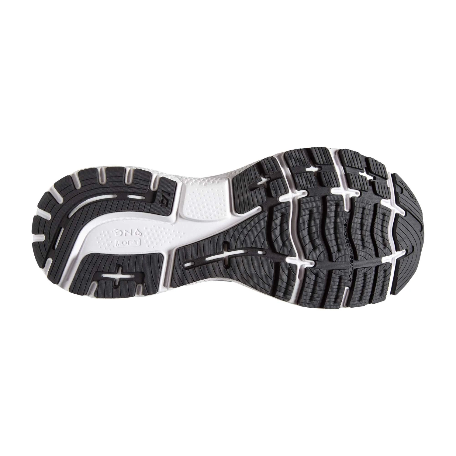 Brooks | Men's Ghost 14 2E Running Shoes - Black 8 Brooks | Men's Ghost 14 2E Running Shoes - Black - Image 6