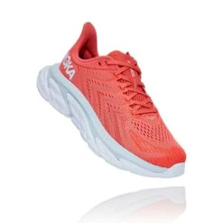 Hoka One One Hoka | Women's Clifton Edge Running Shoes - Hot Coral 13 Hoka One One Hoka | Women's Clifton Edge Running Shoes - Hot Coral -Cheap Sports Store 1110511HCWH F hoka cliftonedge front