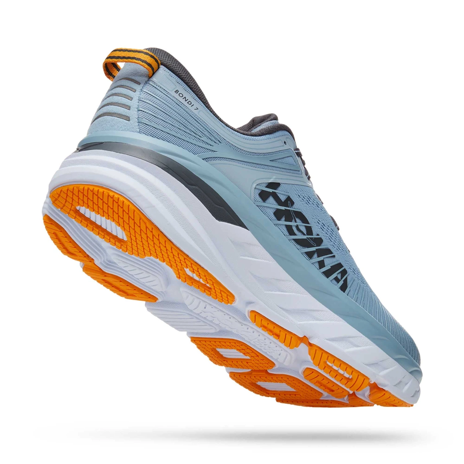 Hoka One One Hoka | Men's Bondi 7 Running Shoes - Blue Fog 5 Hoka One One Hoka | Men's Bondi 7 Running Shoes - Blue Fog - Image 3