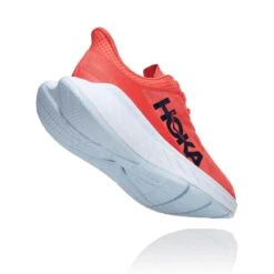 Hoka One One Hoka | Women's Carbon X 2 Running Shoes - Hot Coral -Cheap Sports Store 1113527HCBI F hoka carbonx2 back