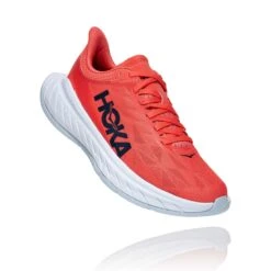 Hoka One One Hoka | Women's Carbon X 2 Running Shoes - Hot Coral -Cheap Sports Store 1113527HCBI F hoka carbonx2 front