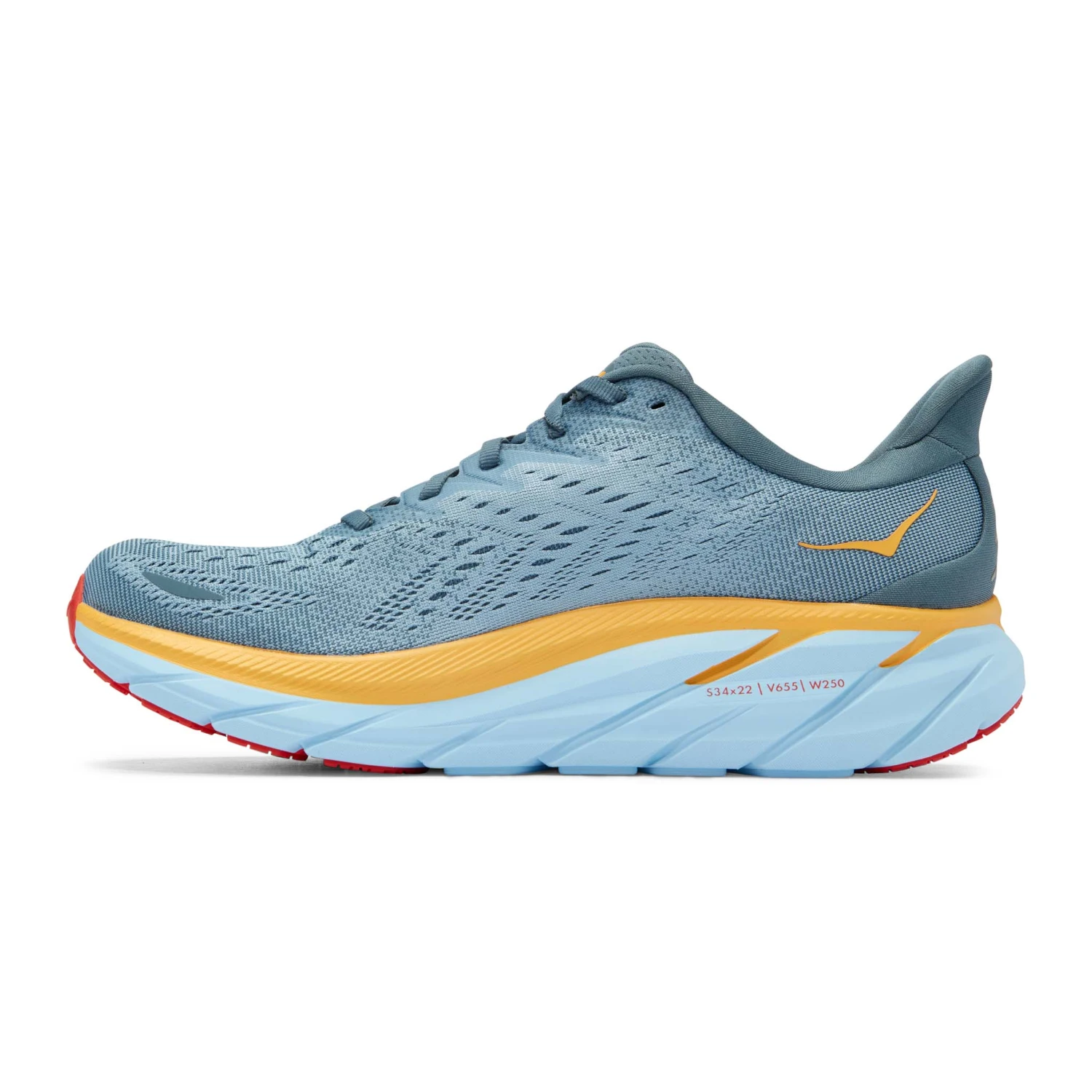 Hoka One One Hoka | Men's Clifton 8 Running Shoes - Goblin Blue 6 Hoka One One Hoka | Men's Clifton 8 Running Shoes - Goblin Blue - Image 4