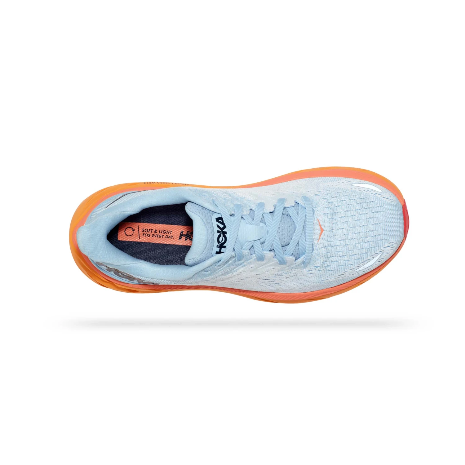 Hoka One One Hoka | Women's Clifton 8 Wide Running Shoes - Summer Song 8 Hoka One One Hoka | Women's Clifton 8 Wide Running Shoes - Summer Song - Image 6