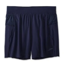Brooks | Men's Sherpa 7" 2-in-1 Short - Navy 19 Brooks | Men's Sherpa 7" 2-in-1 Short - Navy -Cheap Sports Store 211333451 M brooks sherpa7in2in1short front