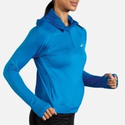 Brooks | Women's Notch Thermal Hoodie -Cheap Sports Store 221502 480 MV Notch Thermal Hoodie