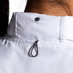 Brooks | Women's Run Visible Convertible Jacket -Cheap Sports Store 221560134 W Brooks RunVisibleConvertibleJacket neckclose