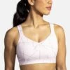 Brooks | Women's Drive Convertible Run Bra - Pink -Cheap Sports Store 350081658 F brooks driveconvertiblerunbra modelfront