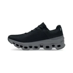 On | Women's Cloudmonster Running Shoes - Black -Cheap Sports Store 61.99024 W On Cloudmonster side2