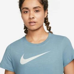 Nike | Women's Dry Tee DFC Crew -Cheap Sports Store AQ3212 495 W Nike DryTeeDFCCrew frontclose