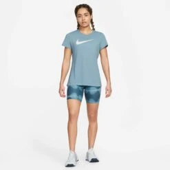Nike | Women's Dry Tee DFC Crew -Cheap Sports Store AQ3212 495 W Nike DryTeeDFCCrew fullbody