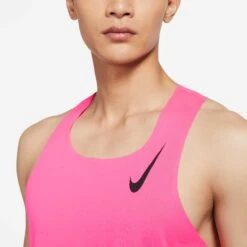 Nike | Men's Aeroswift Singlet -Cheap Sports Store CJ7835 639 M nike aeroswift singlet neckline