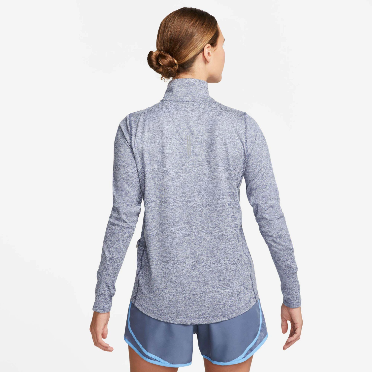 Nike | Women's Dri-FIT Element 1/2-Zip Running Top - Diffused Blue 4 Nike | Women's Dri-FIT Element 1/2-Zip Running Top - Diffused Blue - Image 2