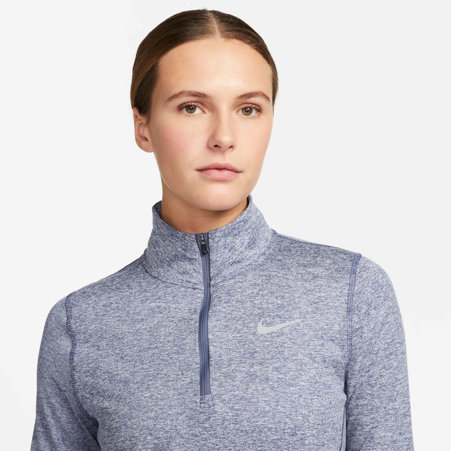 Nike | Women's Dri-FIT Element 1/2-Zip Running Top - Diffused Blue 5 Nike | Women's Dri-FIT Element 1/2-Zip Running Top - Diffused Blue - Image 3