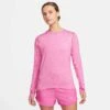 Nike | Women's Dri-FIT Element Running Crew - Active Fuchsia -Cheap Sports Store CU3277 623 W Nike DFElementCrew front