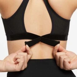 Nike | Women's Dri-FIT Swoosh High-Support Non-Padded Adjustable Sports Bra 10 Nike | Women's Dri-FIT Swoosh High-Support Non-Padded Adjustable Sports Bra -Cheap Sports Store DD0428 010W Nike DFSWSHHSBra backclasp