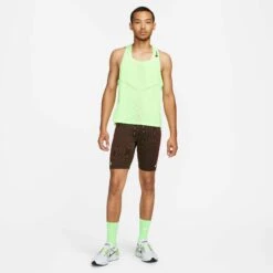 Nike | Men's Dri-Fit ADV Aeroswift Half Tight -Cheap Sports Store DM4622 014 M Nike Dri FitADVAeroswiftHalfTight frontfullbody