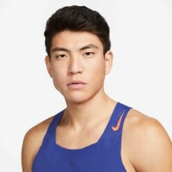Nike | Men's DF ADV Aeroswift Singlet -Cheap Sports Store DM4624 455 M Nike DFADVAeroswiftSinglet neckclose
