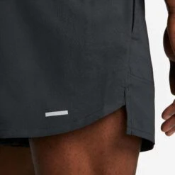 Nike | Men's Dri-FIT Stride 5" Brief-Lined Running Shorts - Black -Cheap Sports Store DM4755 010 M Nike DFStrideShort5InBF bottomclose