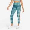 Nike | Women's One Luxe DF MR Tight AOP -Cheap Sports Store DM7619 058 W NikeOneLuxeDFMRTightAOP front