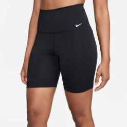 Nike | Women's Dri-FIT One High-Waisted 7 Inch Biker Shorts - Black -Cheap Sports Store DV9022 010 W Nike OneDFHR7InShort front2