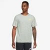 Nike | Men's Dri-FIT Trail Solar Chase Short-Sleeve Running Top - Light Silver -Cheap Sports Store DV9305 034 M Nike DFTrailTopSS front
