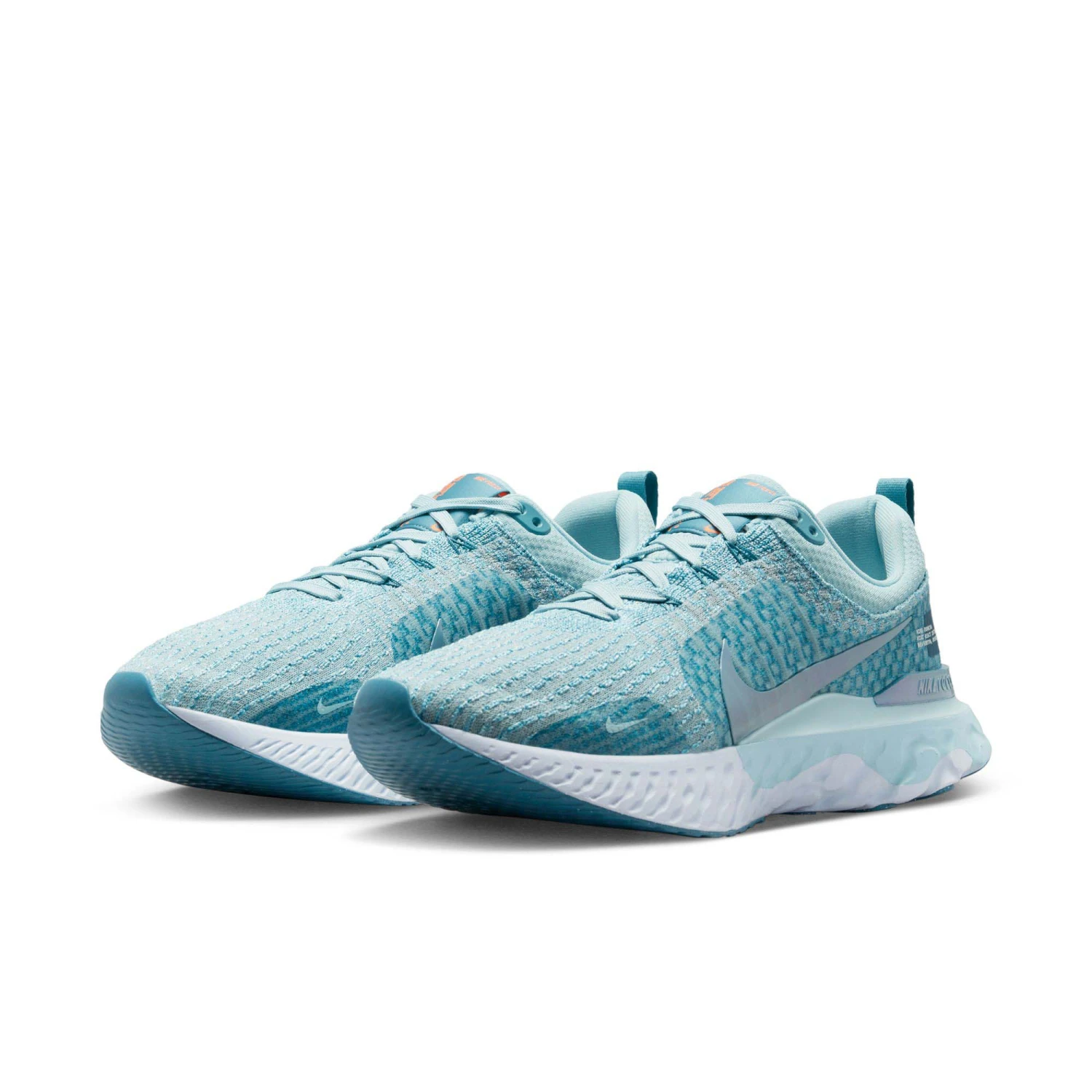 Nike | Men's React Infinity Run Flyknit 3 Running Shoes - Ocean Bliss 6 Nike | Men's React Infinity Run Flyknit 3 Running Shoes - Ocean Bliss - Image 4