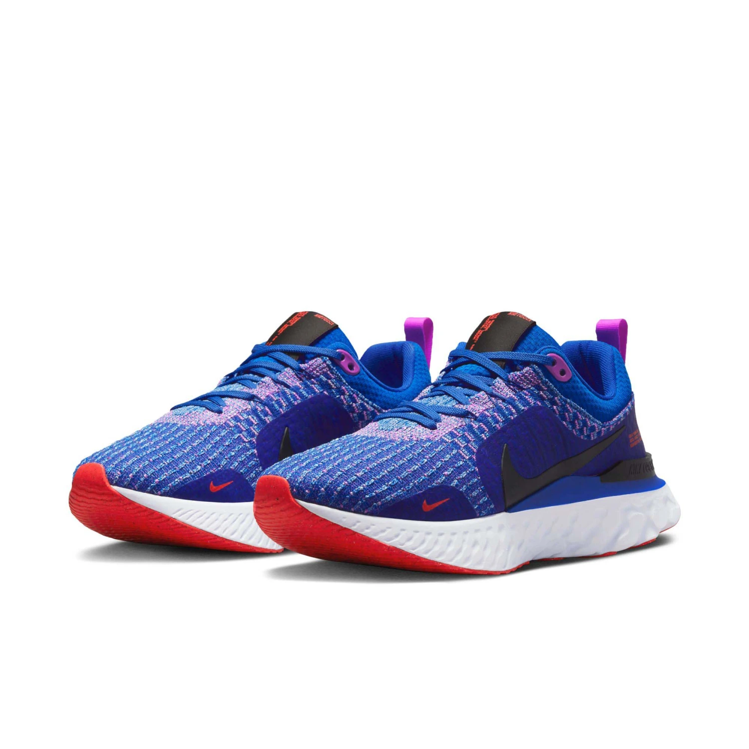 Nike | Women's React Infinity Run Flyknit 3 Running Shoes - Racer Blue 4 Nike | Women's React Infinity Run Flyknit 3 Running Shoes - Racer Blue - Image 2