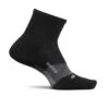 Feetures | Unisex Merino 10 Cushion Quarter - Charcoal -Cheap Sports Store EM20468 U feetures merino10cushionquarter