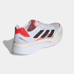 Adidas | Men's Adizero Boston 10 Running Shoes - Footwear White -Cheap Sports Store FY4079 M adidas adizeroboston10 back