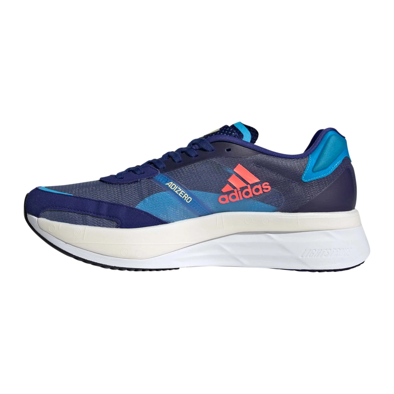 Adidas | Men's Adizero Boston 10 Running Shoes - Legacy Indigo 7 Adidas | Men's Adizero Boston 10 Running Shoes - Legacy Indigo - Image 5
