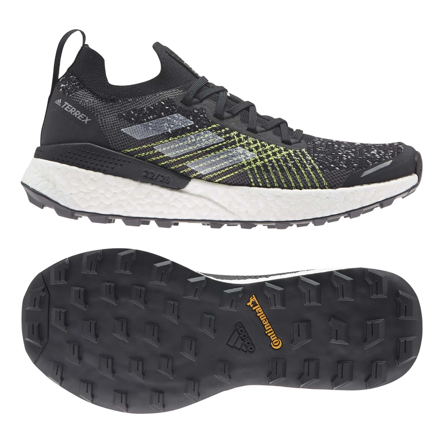 Adidas | Men's Terrex Two Ultra Primeblue Running Shoes - Core Black 9 Adidas | Men's Terrex Two Ultra Primeblue Running Shoes - Core Black - Image 7