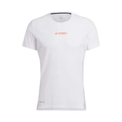 Adidas | Men's Agravic Pro T-Shirt - White -Cheap Sports Store HL1717 m adidas AgravicProT Shirt front2