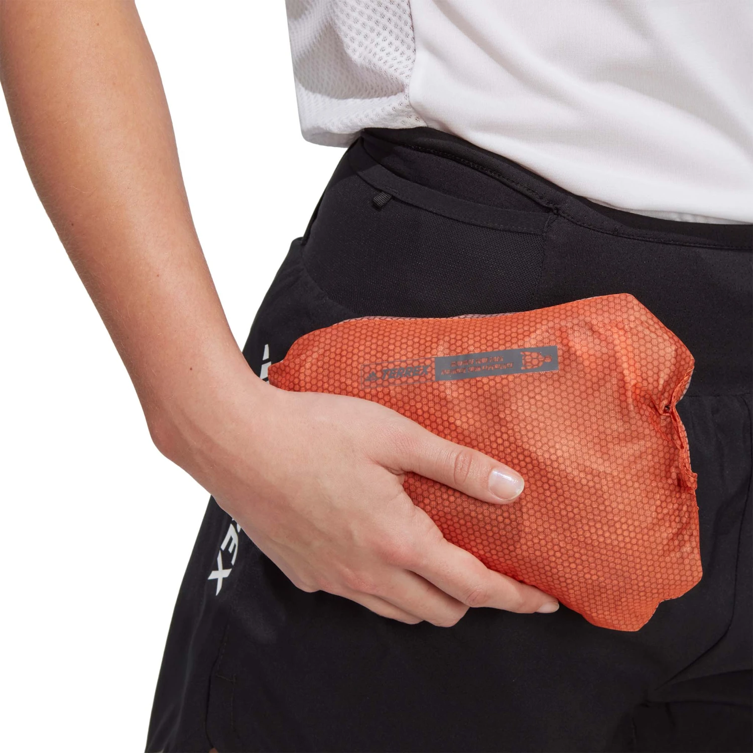 Adidas | Women's Terrex Agravic 2.5L Rain.RDY Jacket - Semi Impact Orange 6 Adidas | Women's Terrex Agravic 2.5L Rain.RDY Jacket - Semi Impact Orange - Image 4