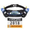 Fitletic | Unisex Hydra Running Waistpack - Black -Cheap Sports Store Hydra Black Blue Features f49824c8 d1d6 4fd9 8a30 3865b7afd49e