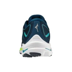 Mizuno | Men's Wave Rider 25 Running Shoes - Gibraltar Sea -Cheap Sports Store J1GC210302 M mizuno waverider25 back