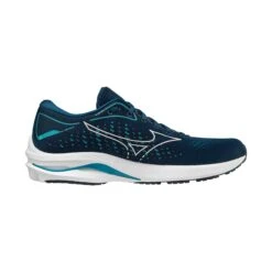 Mizuno | Men's Wave Rider 25 Running Shoes - Gibraltar Sea -Cheap Sports Store J1GC210302 M mizuno waverider25 rightinner