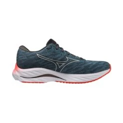 Mizuno | Men's Wave Rider 26 Running Shoes - Provincial Blue -Cheap Sports Store J1GC220351 M Mizuno WaveRider26 side2