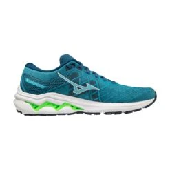 Mizuno | Men's Wave Inspire 18 Running Shoes - Algiers Blue -Cheap Sports Store J1GC224402 M Mizuno WaveInspire18 side