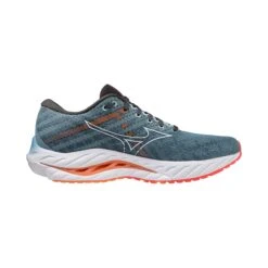Mizuno | Men's Wave Inspire 19 Running Shoes - Provincial Blue -Cheap Sports Store J1GC234401 M Mizuno WaveInspire19 side2