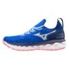 Mizuno | Women's Wave Sky Neo Running Shoes - Reflex Blue -Cheap Sports Store J1GD203403 F mizuno waveskyneo left