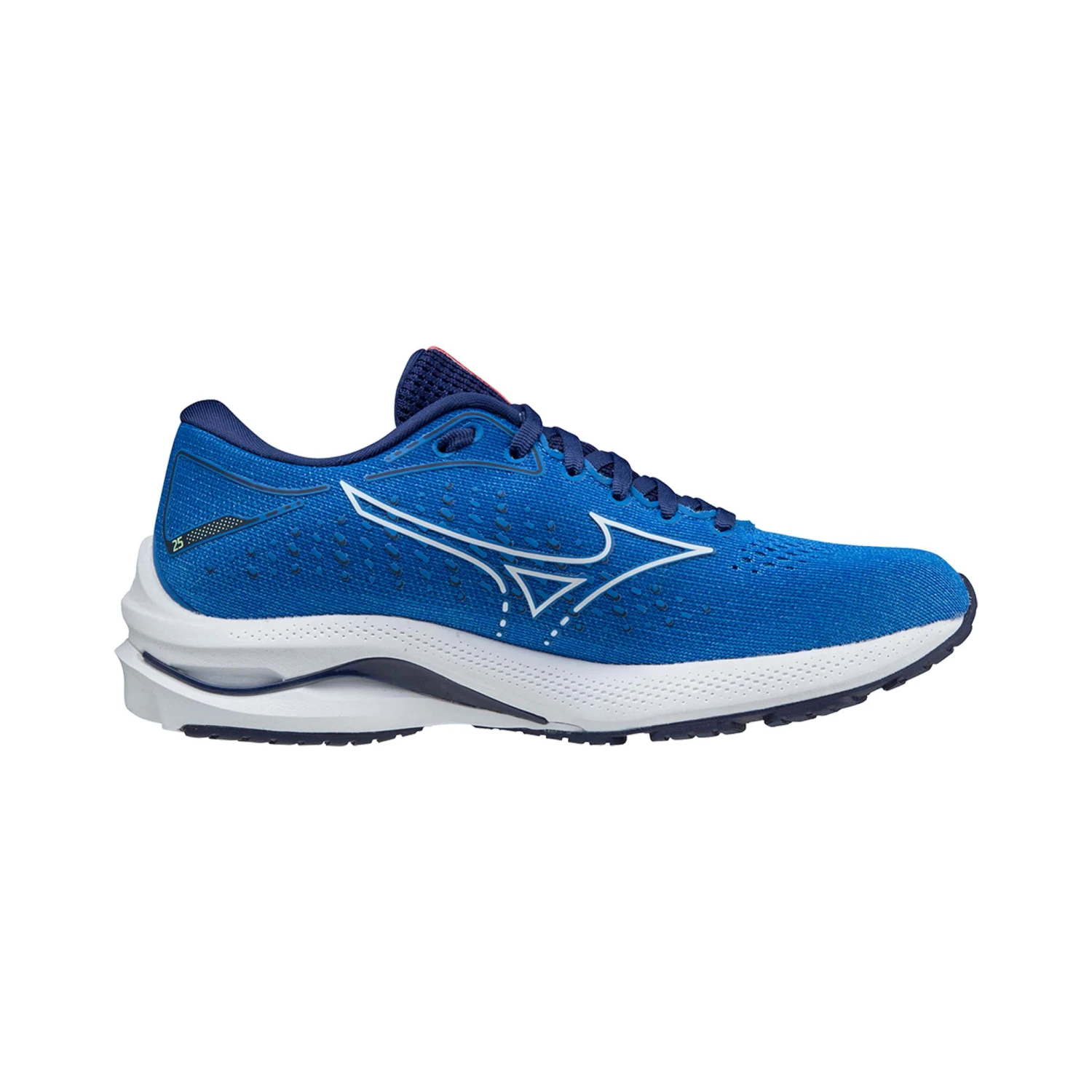 Mizuno | Women's Wave Rider 25 Running Shoes - Blue 5 Mizuno | Women's Wave Rider 25 Running Shoes - Blue - Image 3