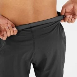 Salomon | Men's Sense Aero 5'' Shorts - Deep Black -Cheap Sports Store LC1870000 M Salomon SenseAero5 waist