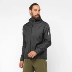 Salomon | Men's Bonatti Waterproof Jacket - Deep Black
