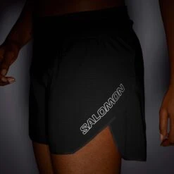 Salomon | Women's Sense Aero 5'' Shorts -Cheap Sports Store LC1891500 W Salomon senseaero5short sidedark