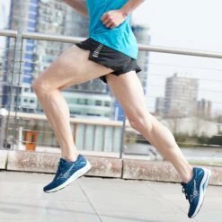 Mizuno | Men's Wave Rider 25 Running Shoes - Gibraltar Sea -Cheap Sports Store M Mizuno waverider lifestyle2