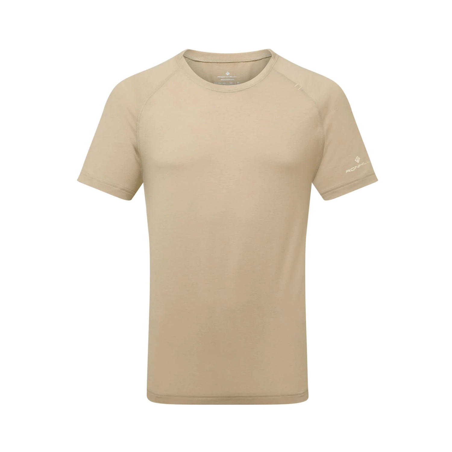 Ronhill | Men's Life Tencel S/S Tee - Latte Marl 3 Ronhill | Men's Life Tencel S/S Tee - Latte Marl