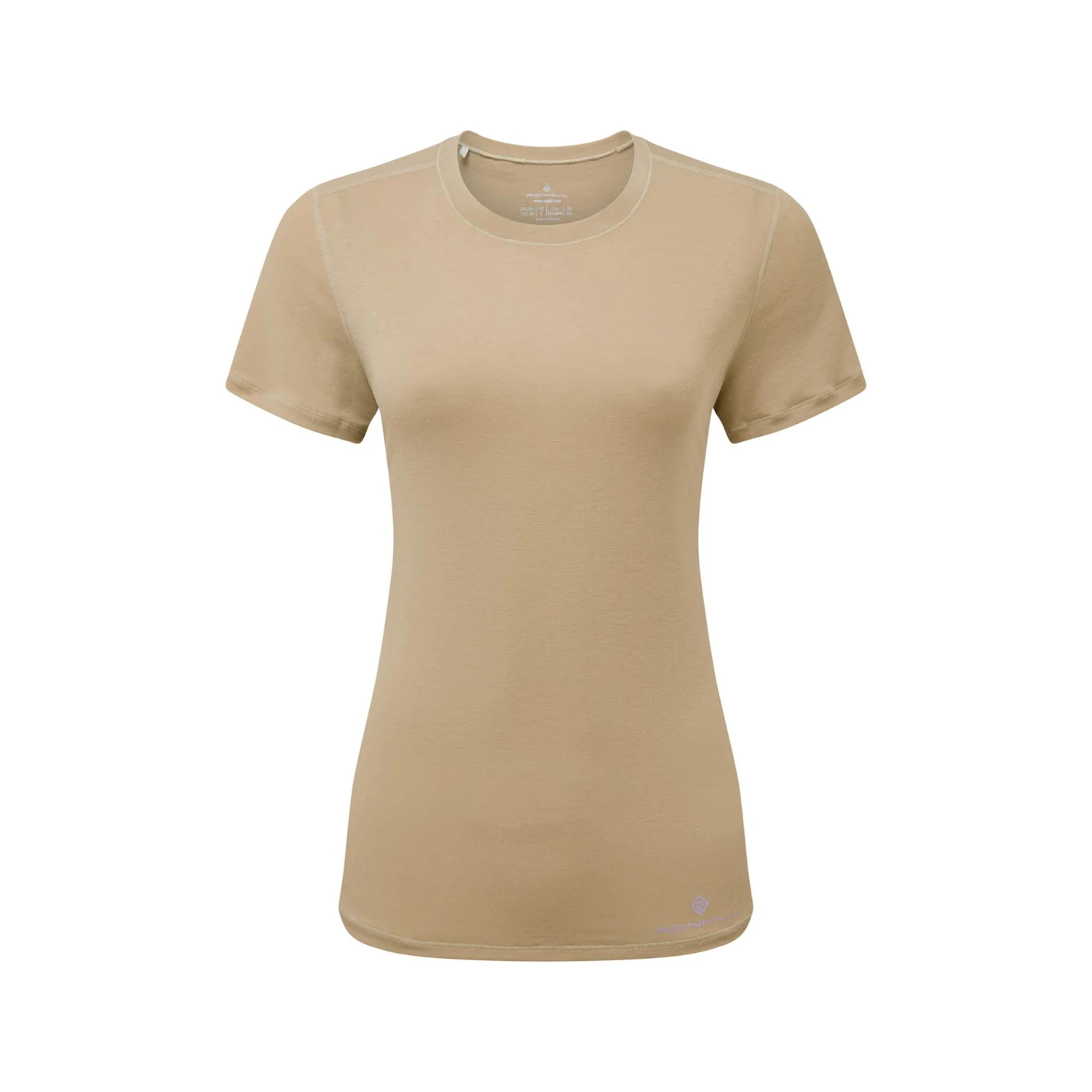 Ronhill | Women's Life Tencel S/S Tee - Latte 3 Ronhill | Women's Life Tencel S/S Tee - Latte